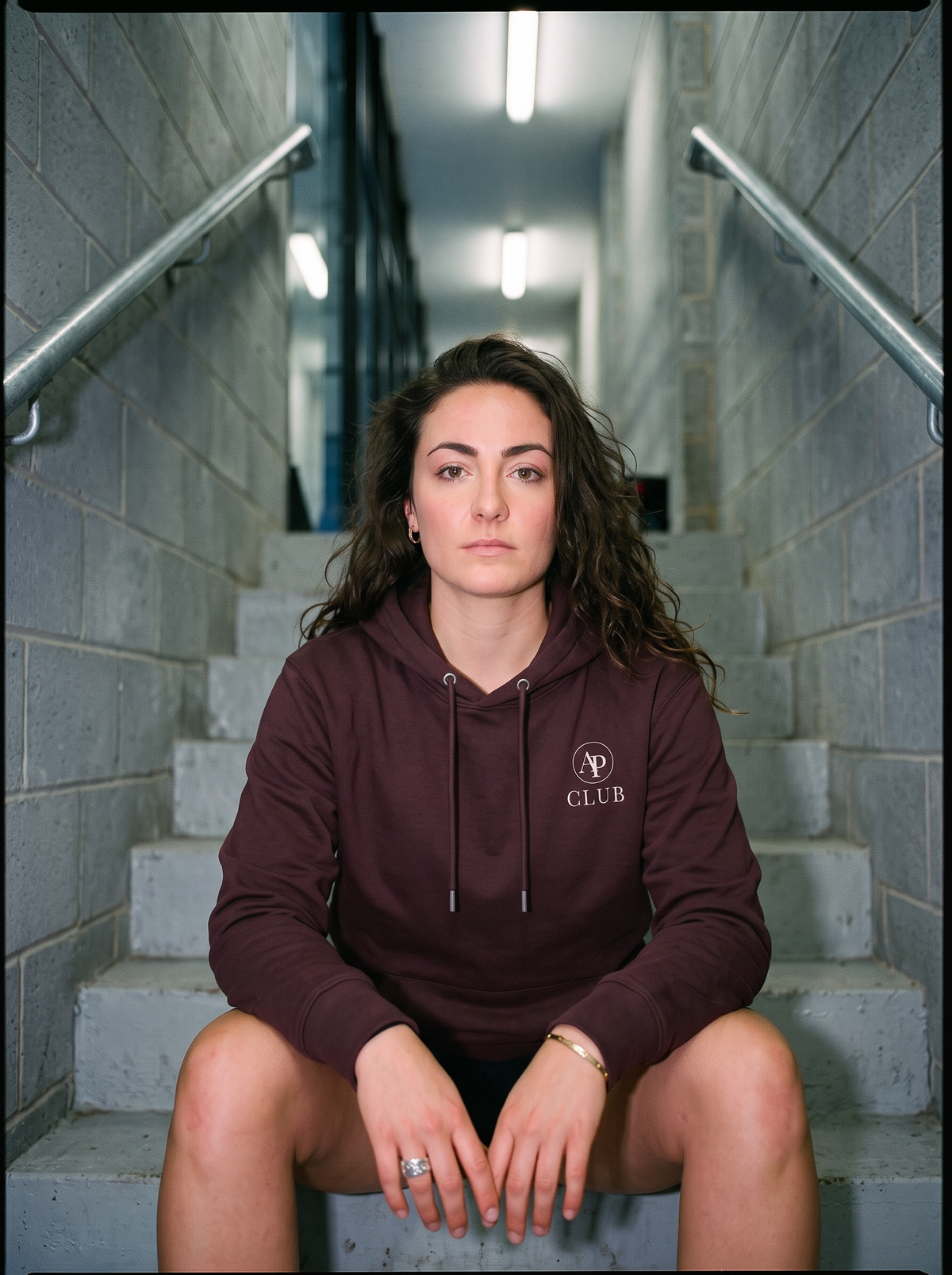 AP Club Por Tres Hoodie with oversized POR TRES back graphic