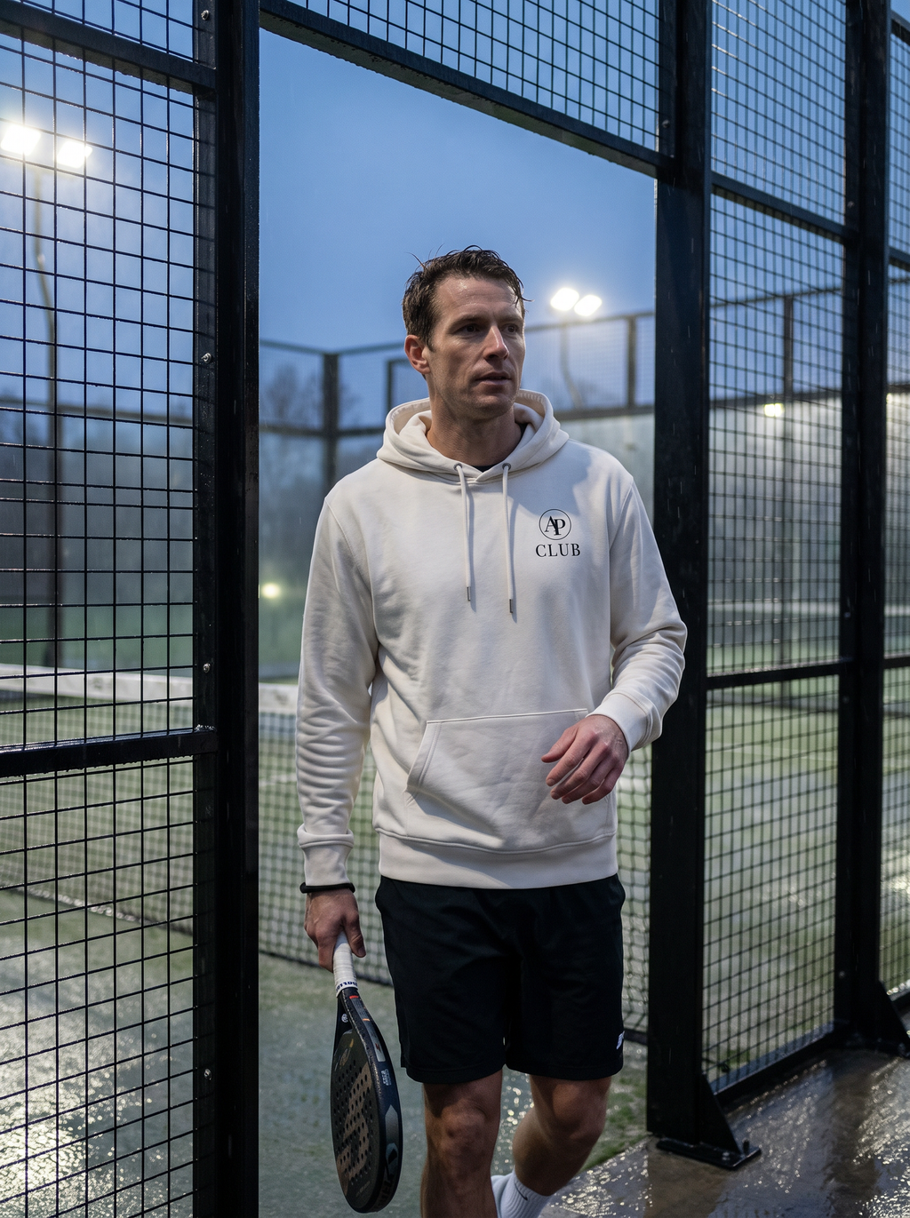 AP CLUB CHIQUITA padel hoodie in Off White