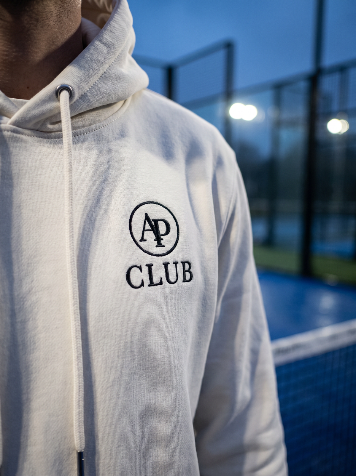 AP CLUB CHIQUITA padel hoodie in Off White