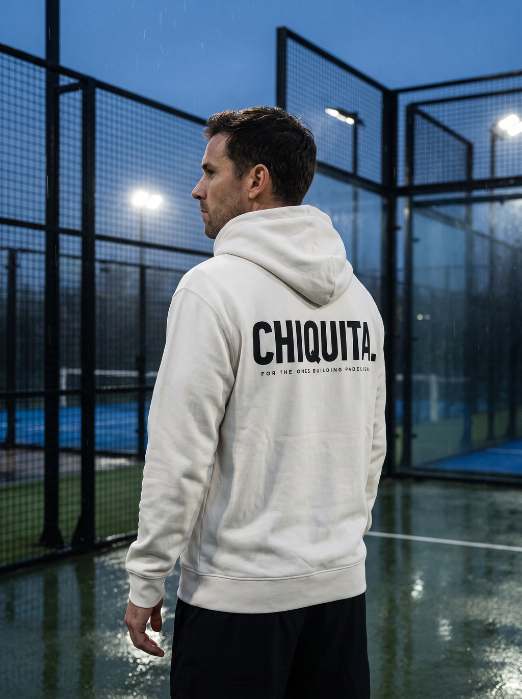 AP CLUB CHIQUITA padel hoodie in Off White