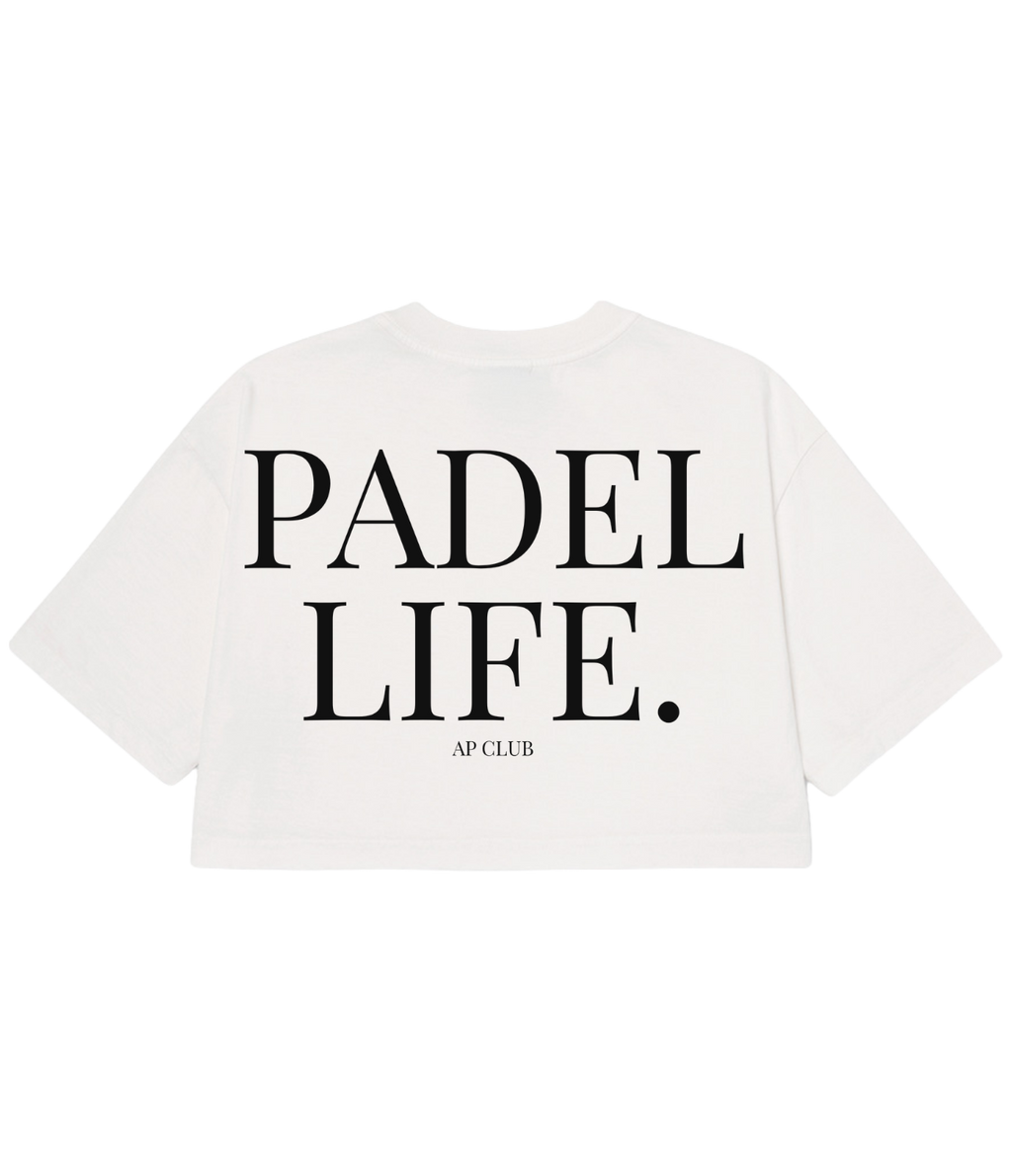 PADEL LIFE. Women's Cropped Tee